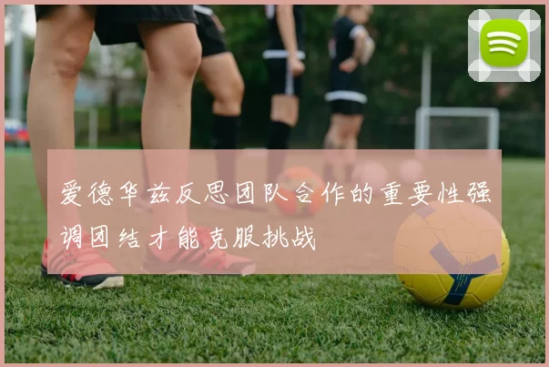 爱德华兹反思团队合作的重要性强调团结才能克服挑战
